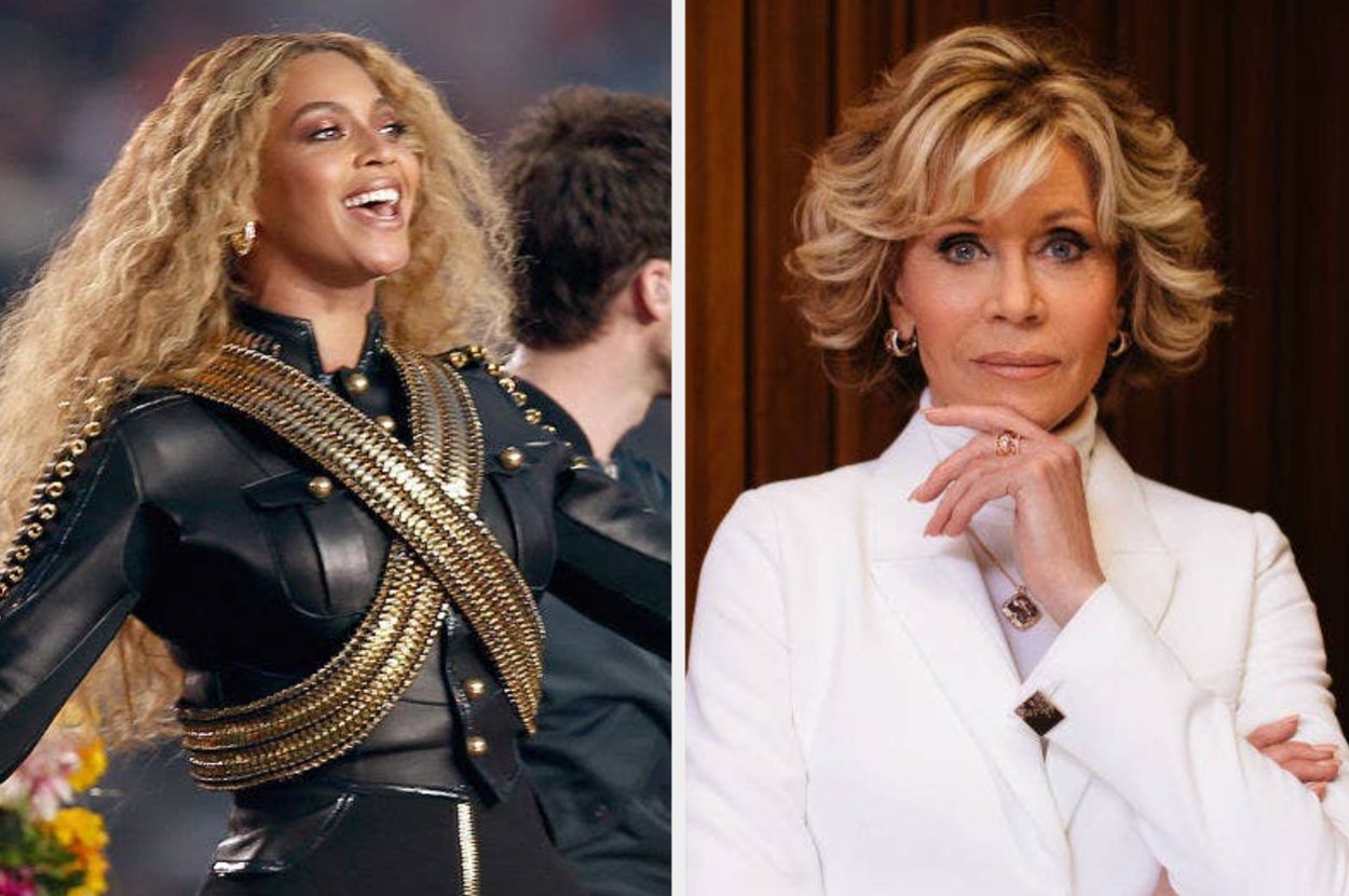 Beyonce and Jane Fonda