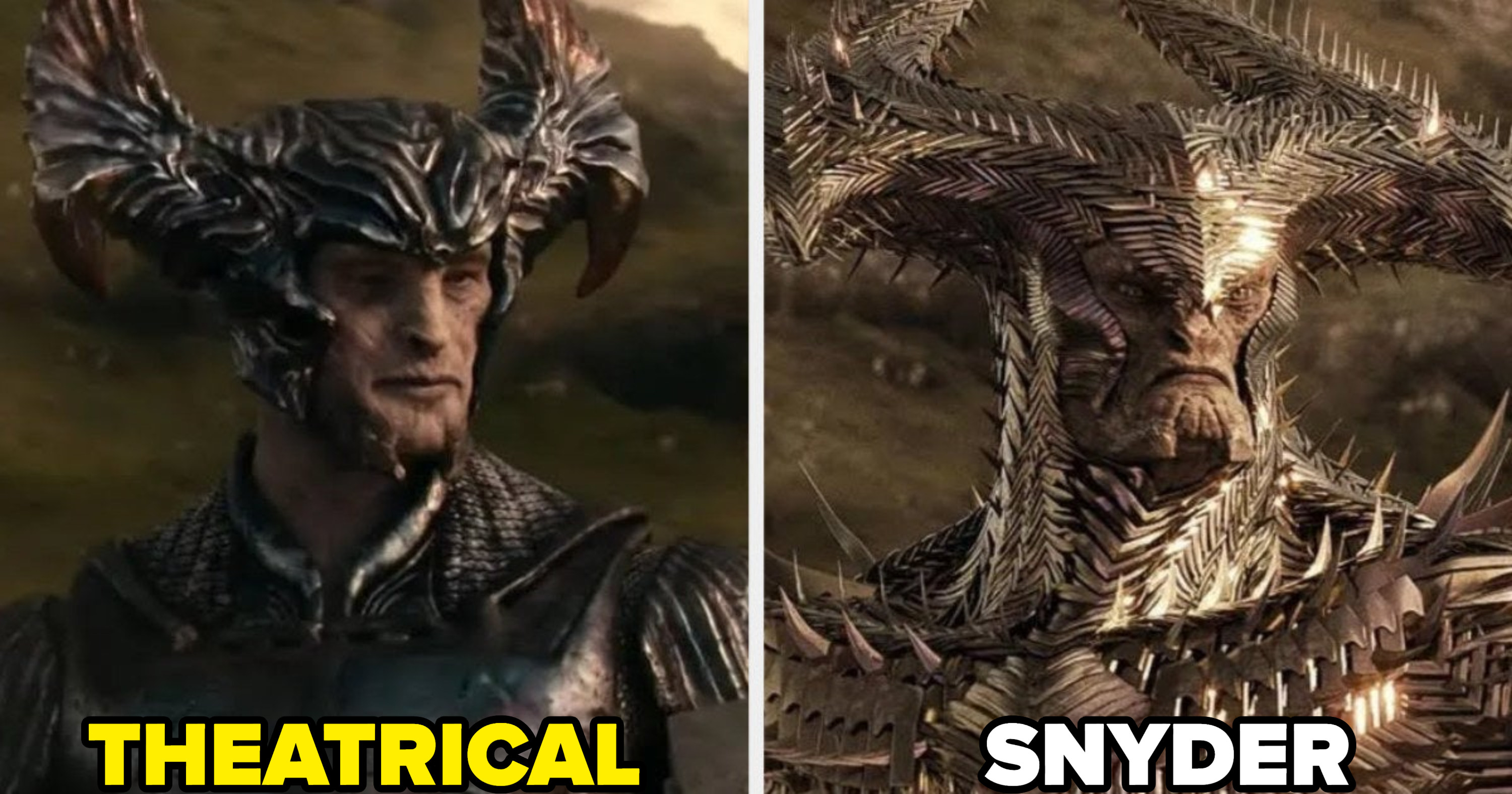 Snyder&#x27;s version of Steppenwolf is more menacing and alien-like