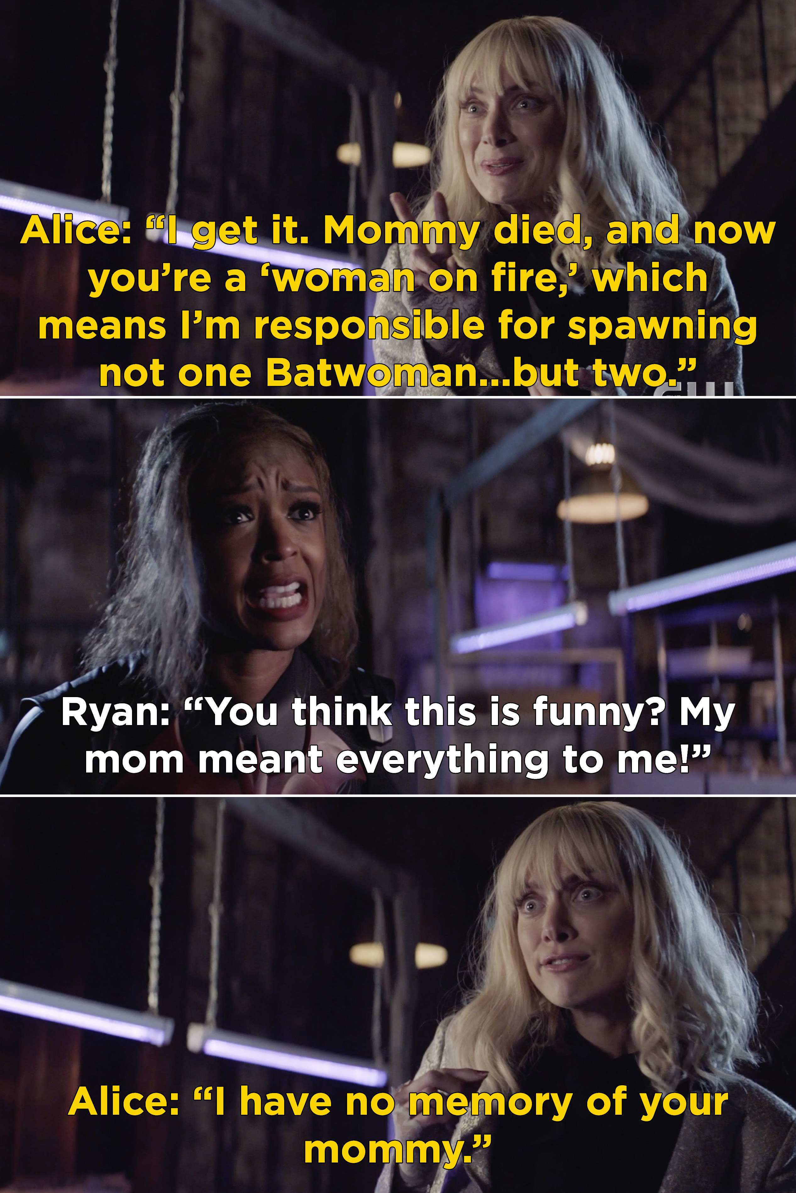 Alice being proud that she&#x27;s &quot;responsible for spawning not one Batwoman...but two&quot;