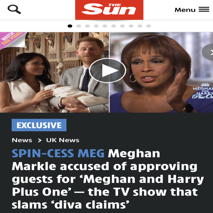 SPIN-CESS MEG: Meghan Markle accused of approving guests for ‘Meghan and Harry Plus One’ — the TV show that slams ‘diva claims’