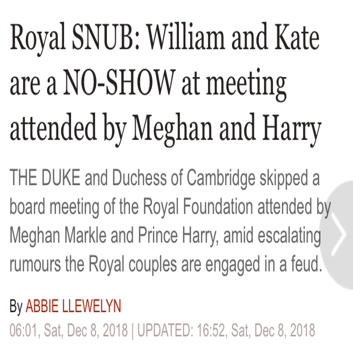 Royal SNUB: William and Kate are a NO-SHOW at meeting attended by Meghan and Harry / THE DUKE and Duchess of Cambridge skipped a board meeting of the Royal Foundation attended by Meghan Markle and Prince Harry …