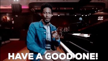 Jon Batiste sitting at his piano and saying &quot;have a good one&quot;