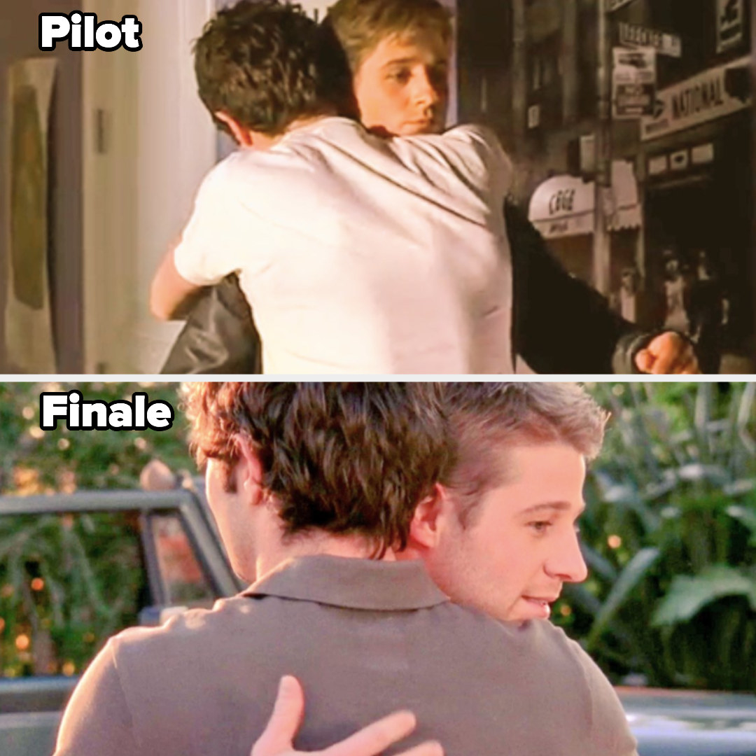 Ryan and Seth hug twice in the whole series