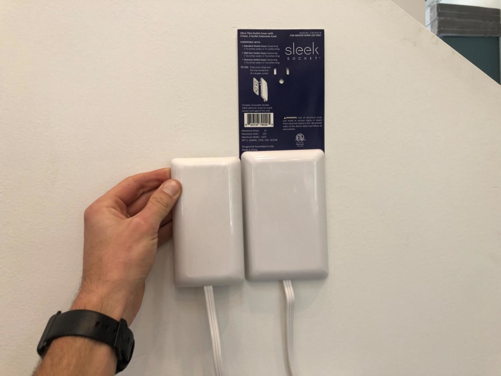 Review photo of the ultra-thin electric outlet covers