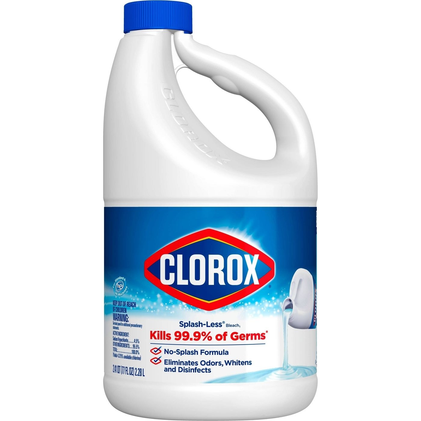 the container of clorox bleach 