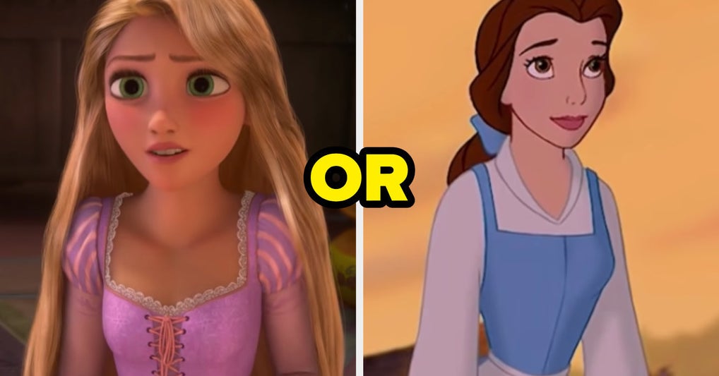 Rapunzel Or Belle Based On The Dresses You Choose