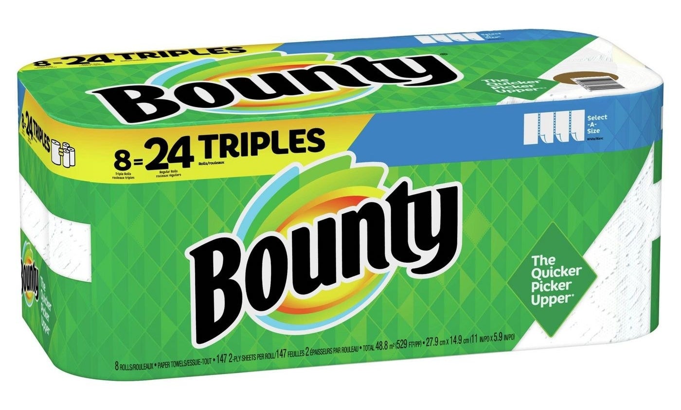 A pack of paper towels