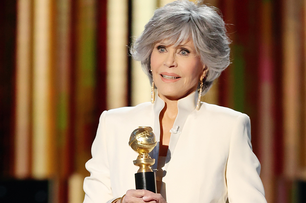 Best Reactions To Jane Fonda's Golden Globes Speech