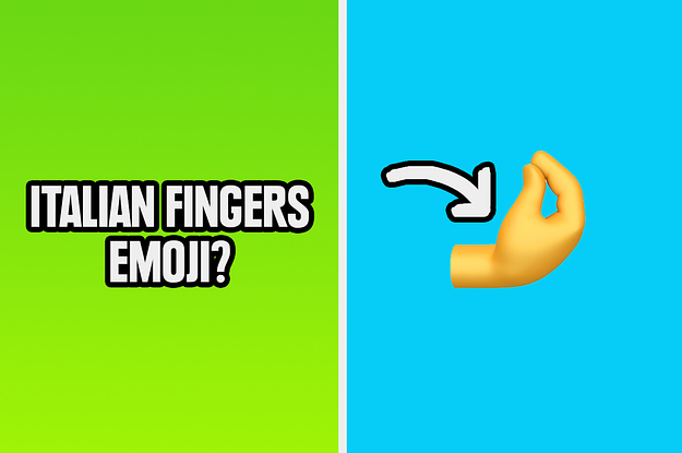 a hand emoji pinching its fingers to look like an italian person gesturing