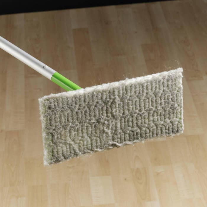 A dirty swiffer pad in a home