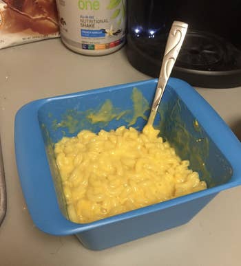 reviewer photo of mac and cheese made in the cooker
