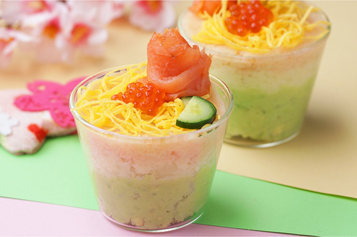 ひな祭りに3色ポテトサラダ 可愛い美味しい