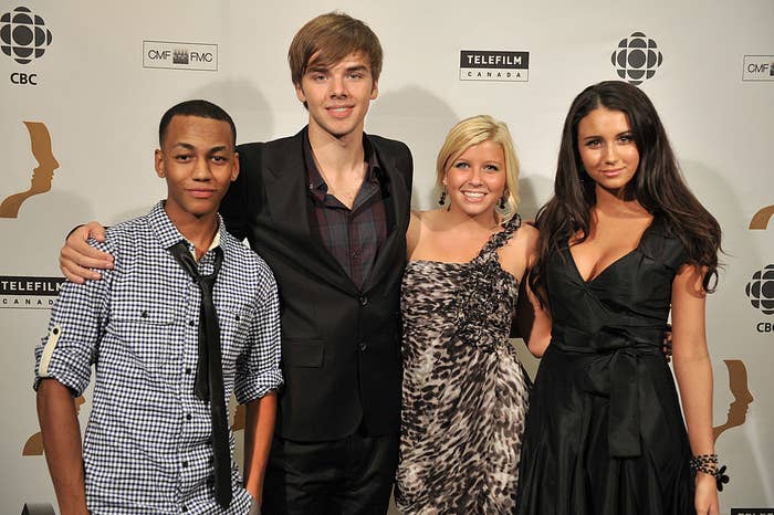 Jahmil with &quot;Degrassi&quot; co-stars