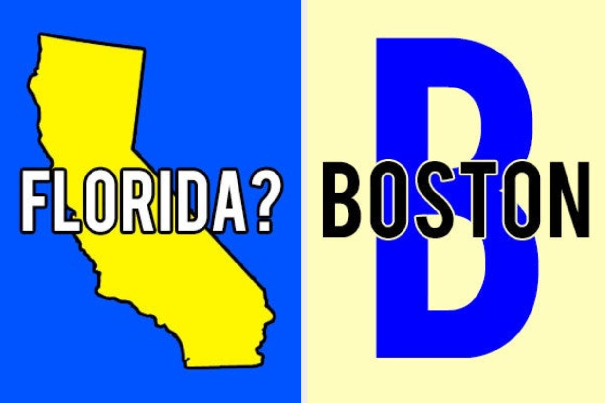 Florida and Boston