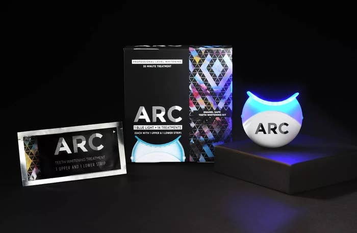 The Arc Blue Light and 14-pack of treatment strips