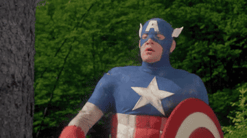 Matt Salinger as Captain America in 1990 movie
