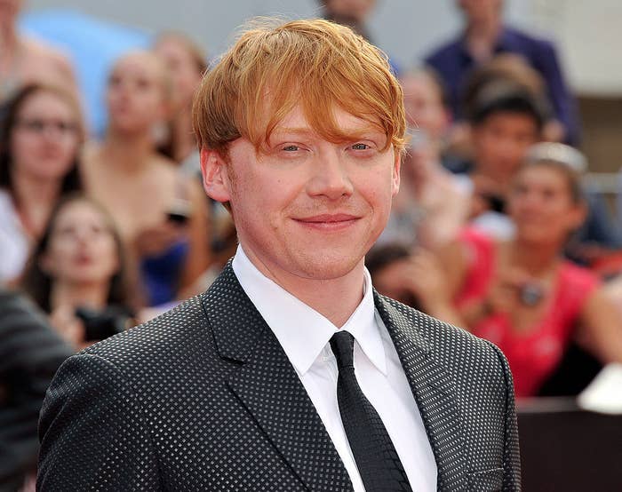 Rupert Grint attends the premiere of &quot;Harry Potter and the Deathly Hallows: Part 2&quot;