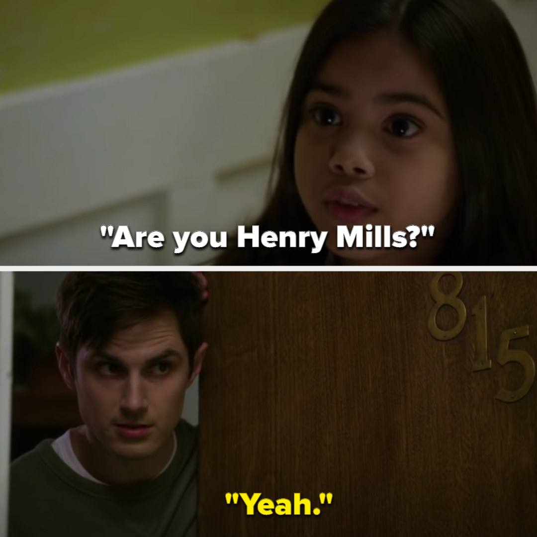 Henry&#x27;s daughter asks if he&#x27;s Henry Mills at his doorstep, and he responds &quot;yeah&quot;
