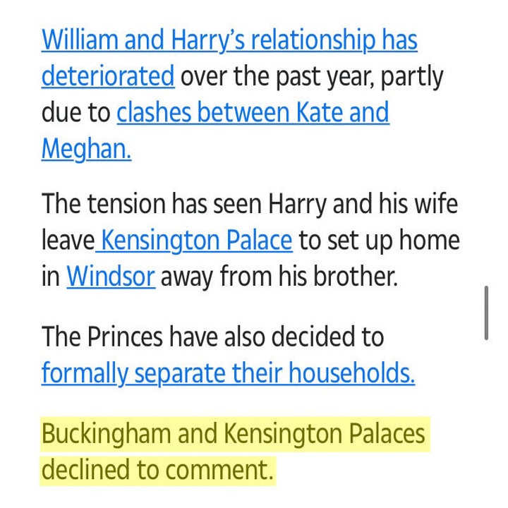 William and Harry’s relationship has deteriorated over the past year, partly due to clashes between Kate and Meghan. The tension has seen Harry and his wife leave Kensington Palace to set up home in Windsor away from his brother. …