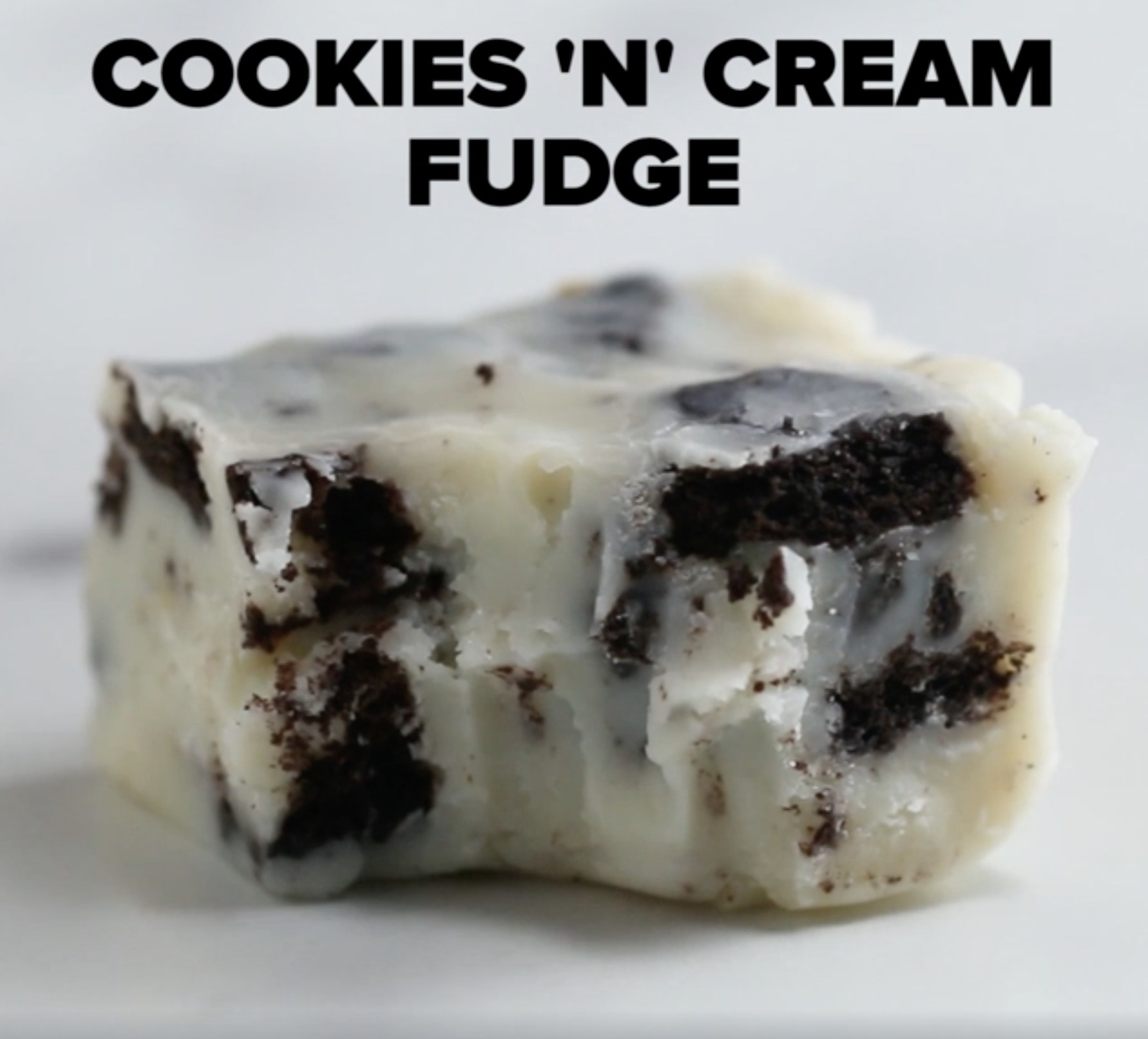 The cookies n&#x27; cream fudge