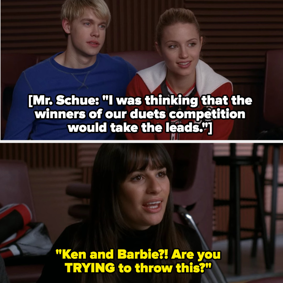 Rachel calls Sam and Quinn &quot;Ken and Barbie&quot;