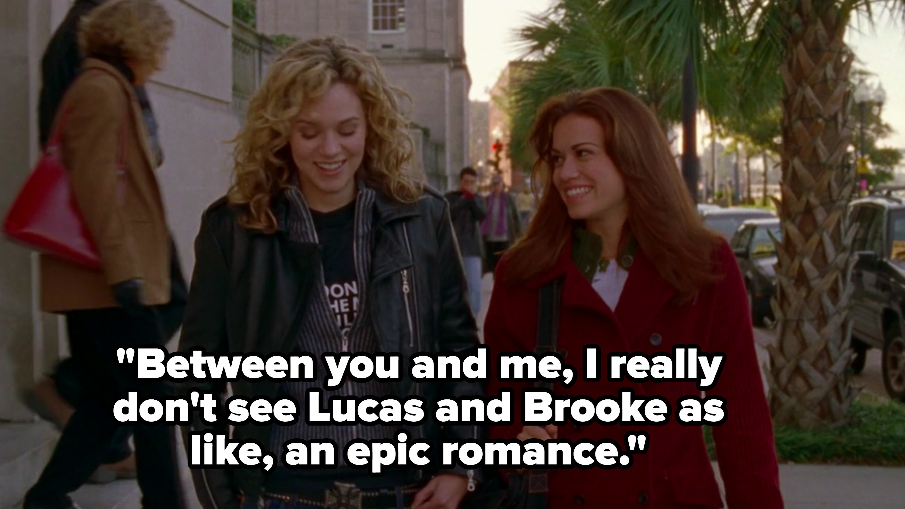 Haley says she doesn&#x27;t see Lucas and Brooke being an epic romance