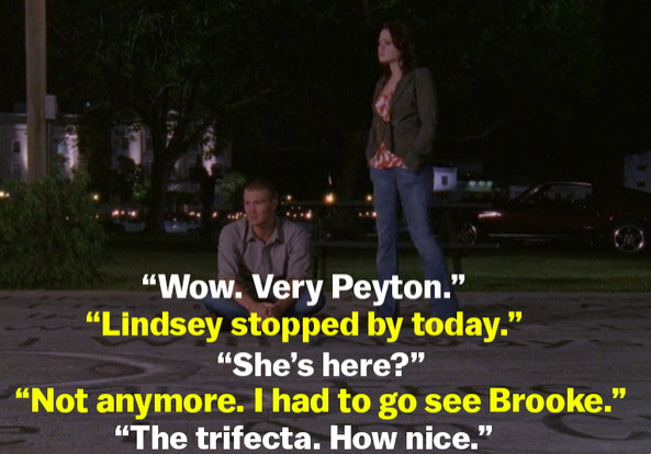 Haley calls Brooke Peyton and Lindsey &quot;the trifecta&quot;