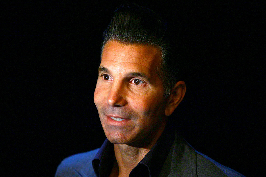 Mossimo Giannulli at a press event 