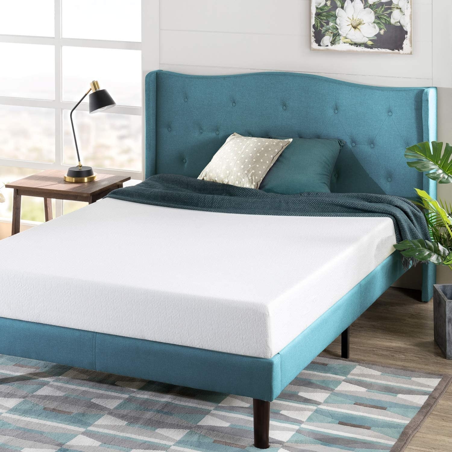 mattress on a bed