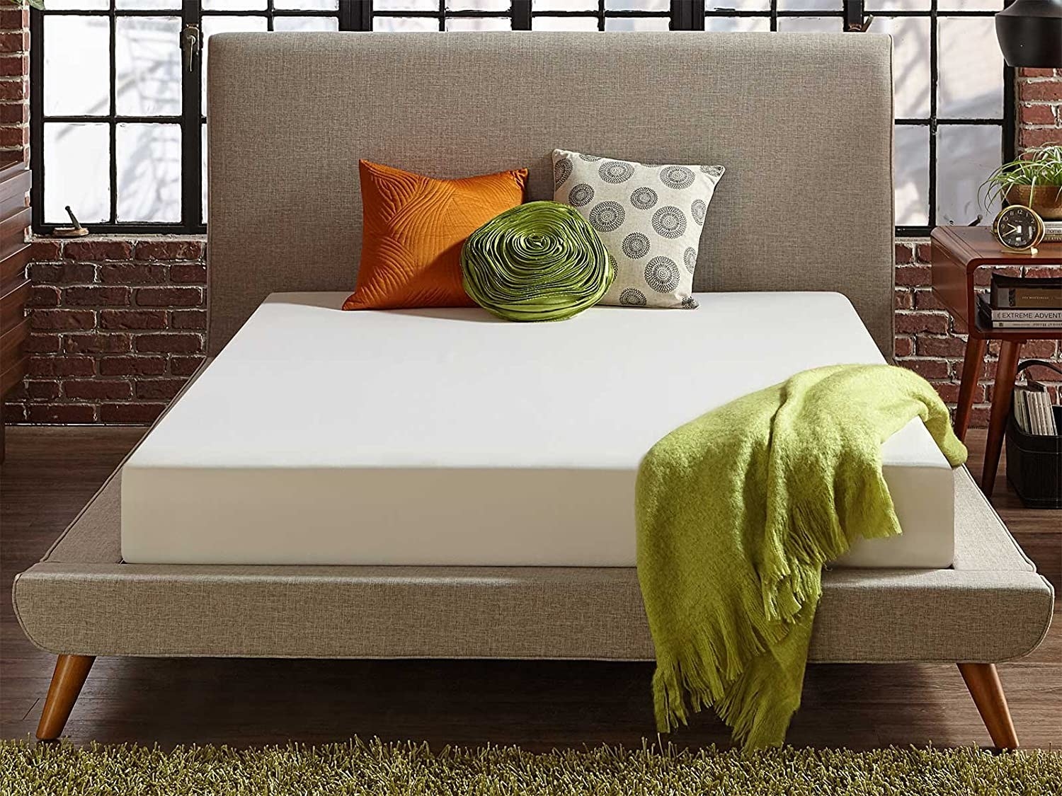 mattress on a bed