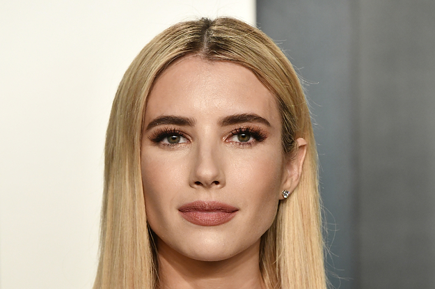 Emma Roberts at the 2020 Vanity Fair Oscar Party