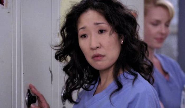 Cristina Yang looking puzzled