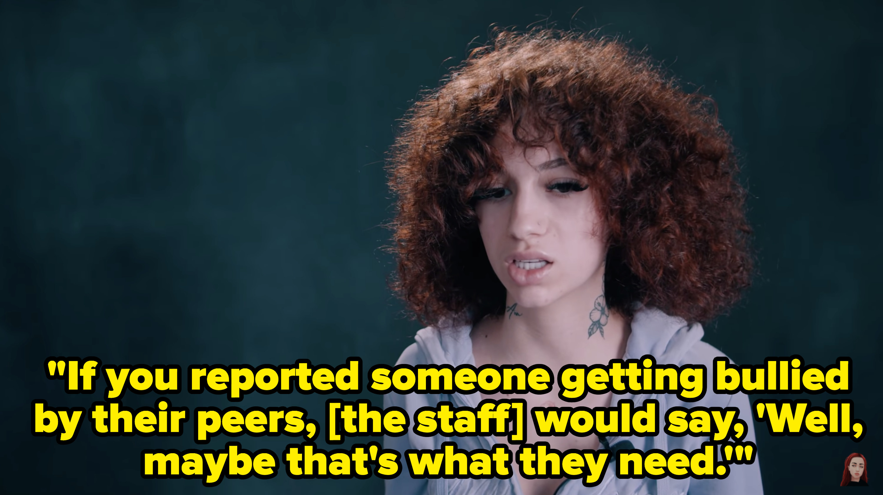 Bhad Bhabie talking about her experience at Turn About Ranch 