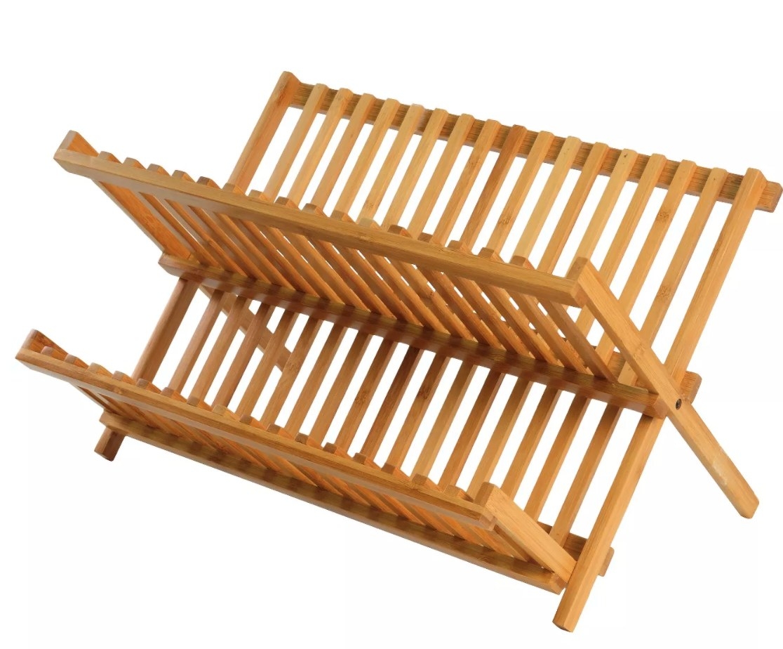 The bamboo drying rack