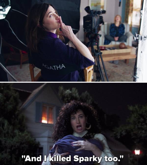Agatha saying, &quot;And I killed Sparky too&quot;
