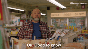 Mr. Kim nods and says, &quot;Ok, good to know,&quot; on Kim&#x27;s Convenience