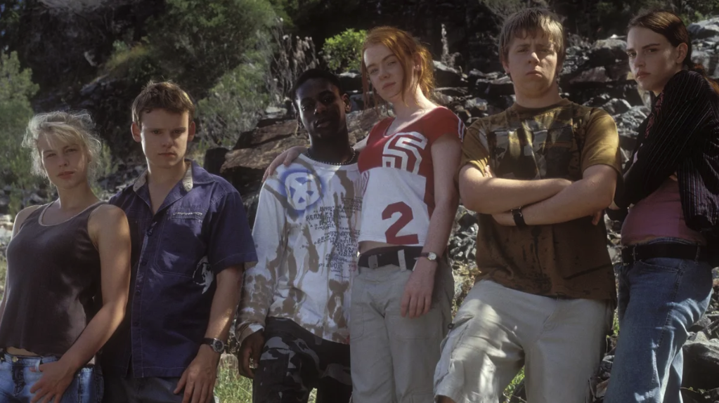 L-R: Chrissie, Simon, Leon, Shona, Harry and Lucy