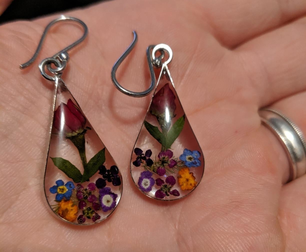 Review photo of the multi-colored earrings