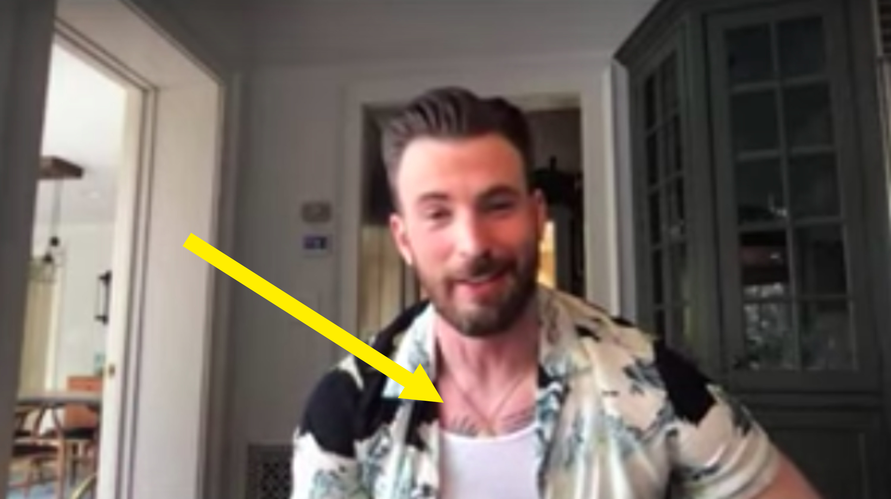 Chris Evans Showed Off Chest Tattoos During a New Interview