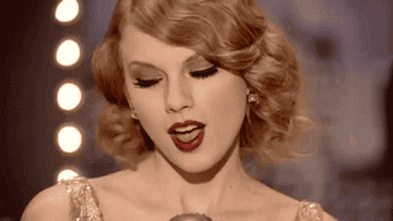 Taylor Swift singing, &quot;Why you gotta be so mean?&quot;