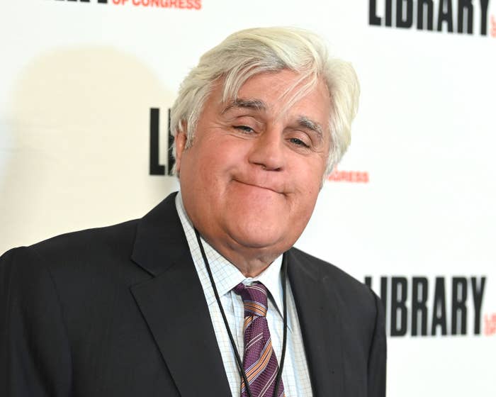 Jay Leno at the Gershwin Prize tribute concert in March 2020