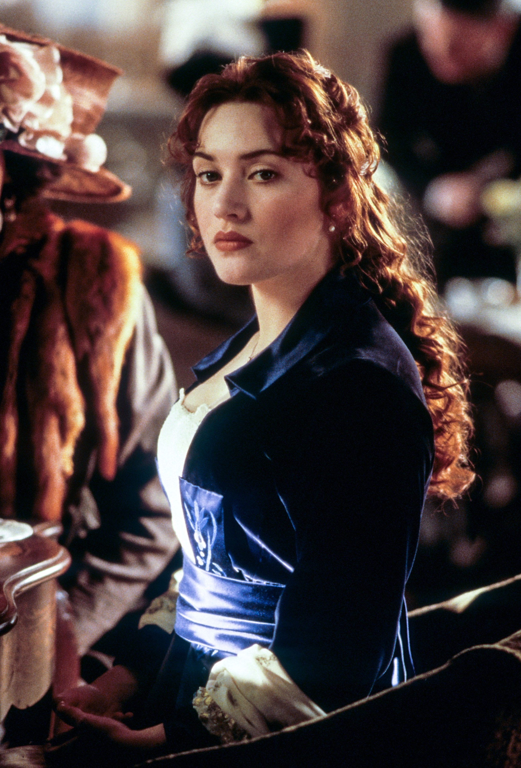 Rose in Titanic looking sad