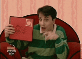 Steve from Blues Clues holding mail