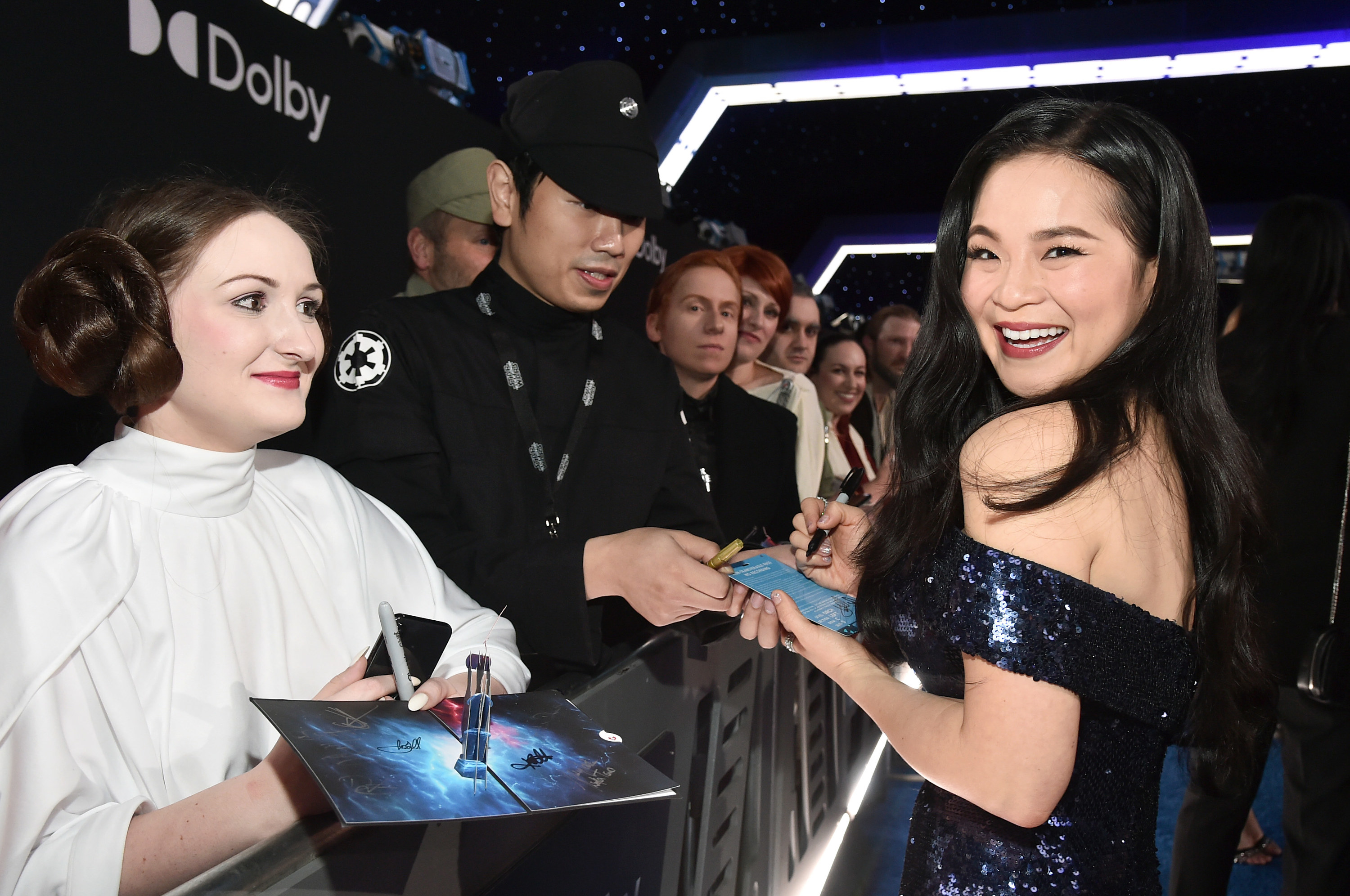 Kelly Marie Tran on the red carpet