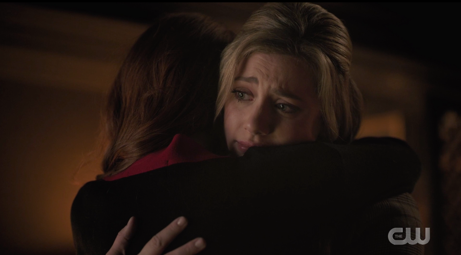 Cheryl and Betty hugging