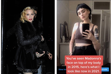 Celebrity Gossip and Entertainment News: Madonna With and Without Photoshop