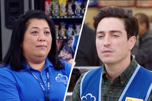Sandra and Jonah from Superstore