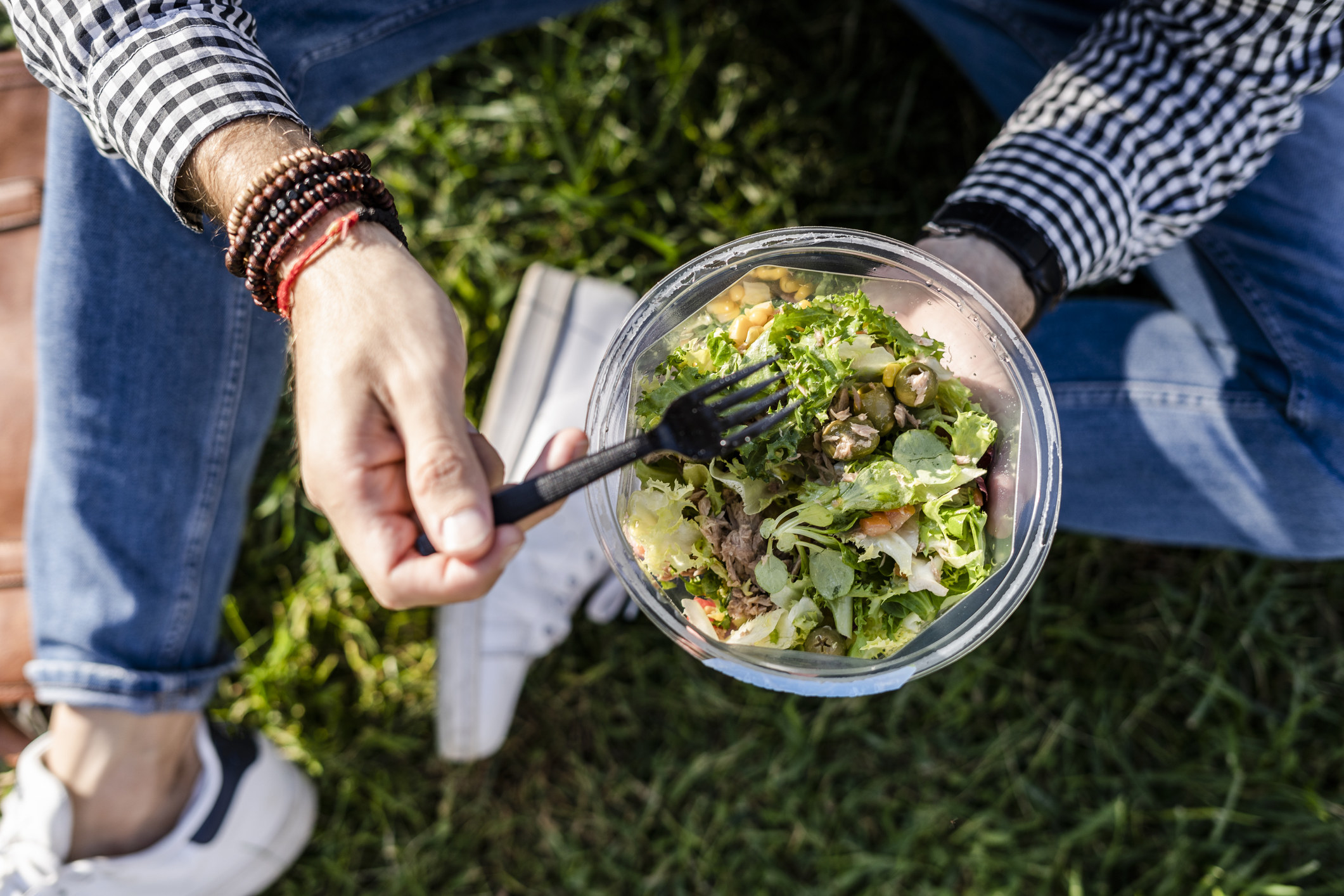 a takeout salad