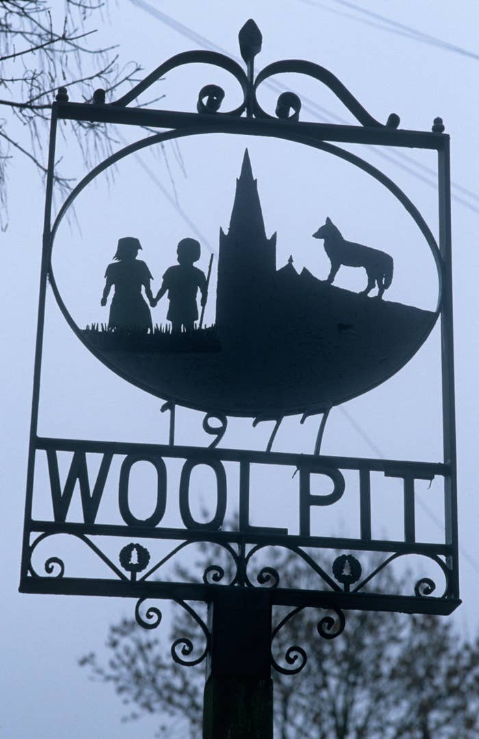 Woolpit Village sign 