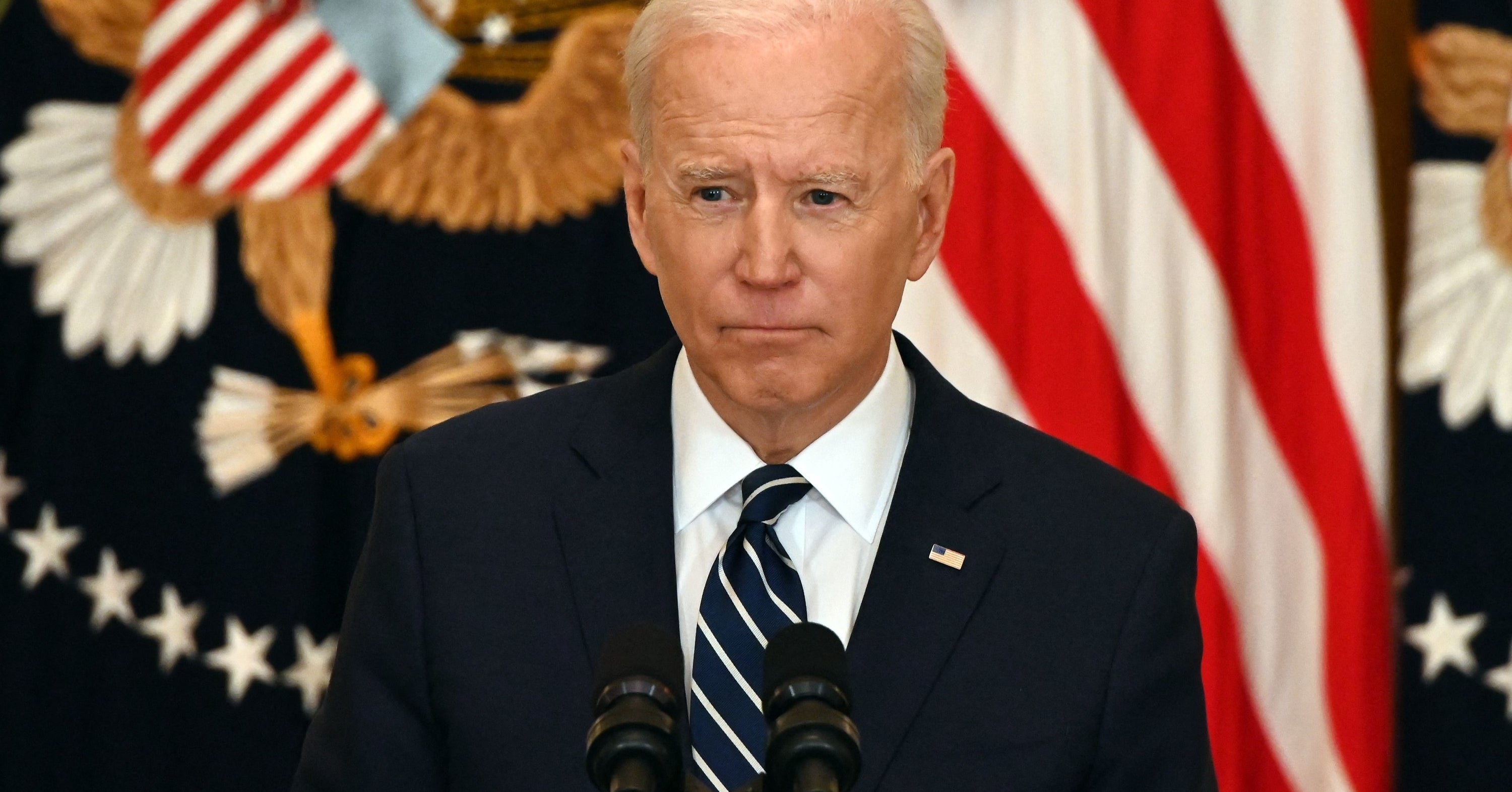 At the first press conference, Biden hit the obstruction